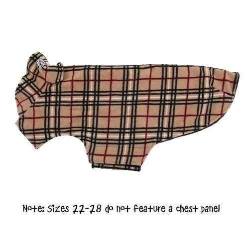 Whistler Winter Dog Coat - Tan Tartan