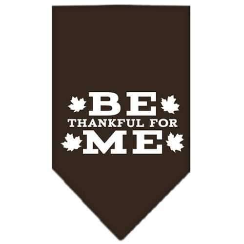 Be Thankful for Me Dog Bandana - Cocoa