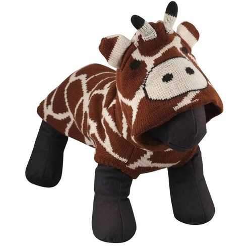Worthy Dog Geoffrey the Giraffe Dog Hoodie