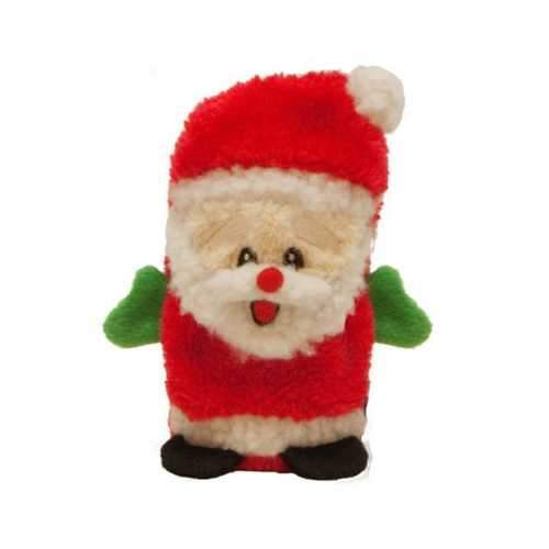 Invincible Holiday Santa Mini Dog Toy