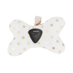 Modern Dotty Dog Waste Bag Dispenser by Puppia - Ivory