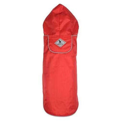 Worthy Dog Seattle Slicker Dog Raincoat - Red