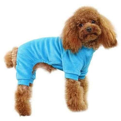 Velour Dog Pajamas by Dobaz - Blue