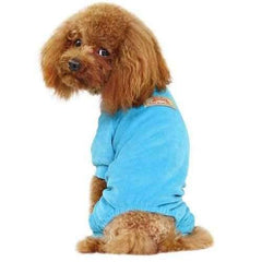 Velour Dog Pajamas by Dobaz - Blue