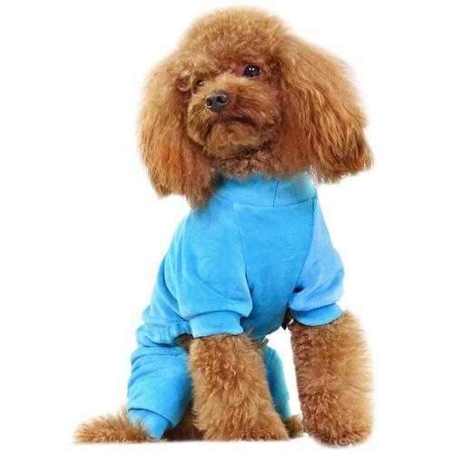 Velour Dog Pajamas by Dobaz - Blue
