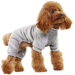 Velour Dog Pajamas by Dobaz - Gray