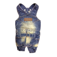 Denim Dog Overalls by Parisian Pet