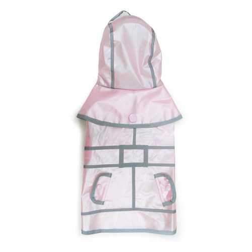 Jelly Dog Raincoat by Dogo - Pink