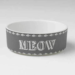 Chalk It Up Meow Cat Bowl