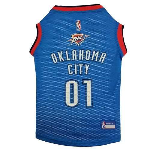Oklahoma City Thunder Dog Jersey - Blue