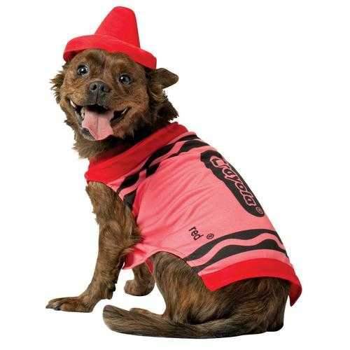 Crayola Crayon Dog Costume by Rasta Imposta - Red