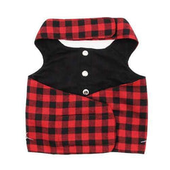 Biker Vest Dog Harness by Doggles - Buffalo Plaid