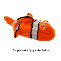 Sea Life Plush Bottle Dog Toy - Clownfish
