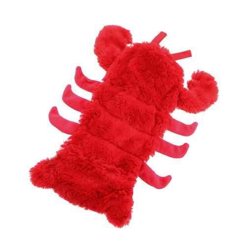 Sea Life Plush Bottle Dog Toy - Lobster