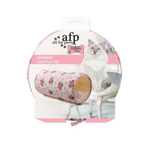 Shabby Chic Summer Time Cat Tunnel - Cream