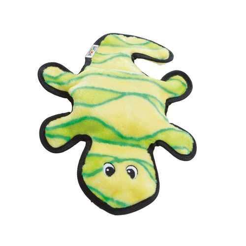 Invincibles Gecko Dog Toy - Green and Yellow