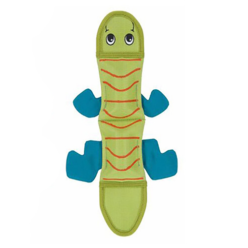 Outward Hound Fire Biterz Lizard Dog Toy - Green