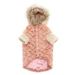 Zack and Zoey Elements Faux Fur Dog Jacket - Pink