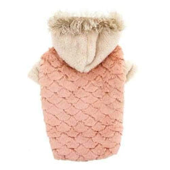 Zack and Zoey Elements Faux Fur Dog Jacket - Pink