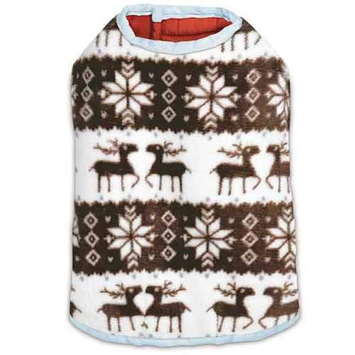 Zack and Zoey Forest Friends Reversible Thermal Nor'Easter Dog Coat