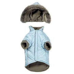 Zack and Zoey Quilted Thermal Dog Parka - Blue