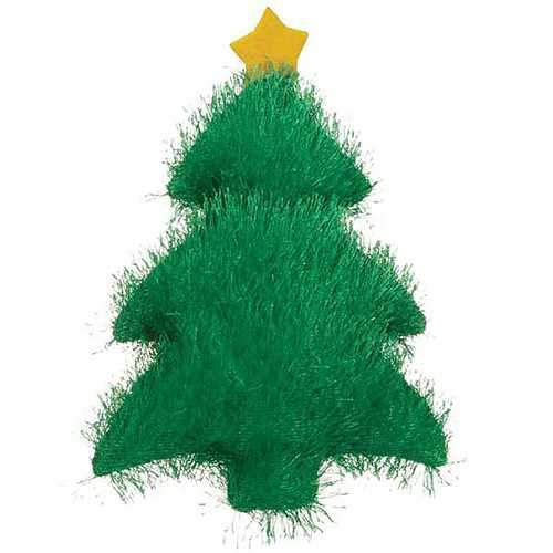 Zanies Holiday Fuzzles Dog Toy - Tree