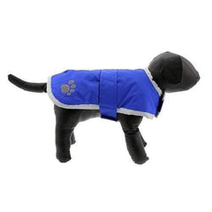 Zack and Zoey Noreaster Dog Blanket Coat - Blue