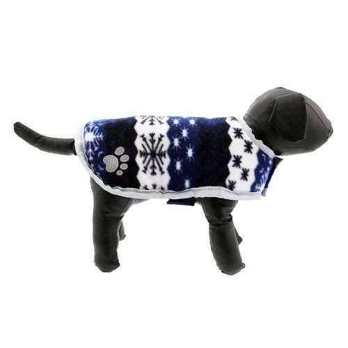 Zack and Zoey Noreaster Dog Blanket Coat - Blue