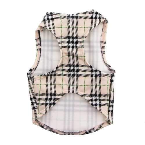 Under-Wrapper Plaid Dog Tank by Daisy and Lucy