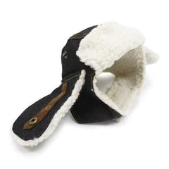 Trapper Dog Hat by Dogo - Black Denim