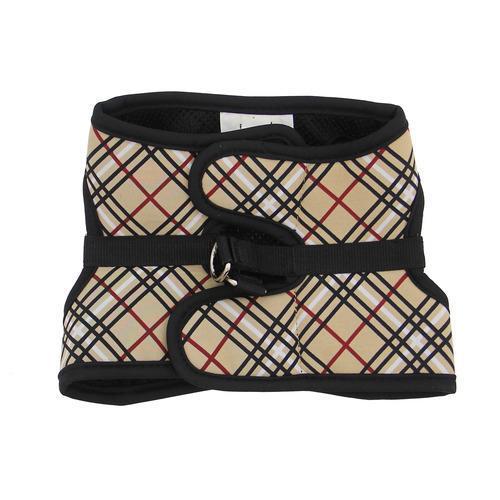 Step-in Cirque Dog Harness - Tan Tartan