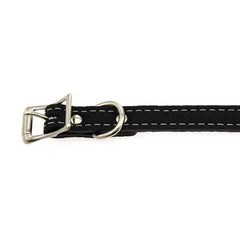 Tuscan Leather Dog Collar by Auburn Leather - Black