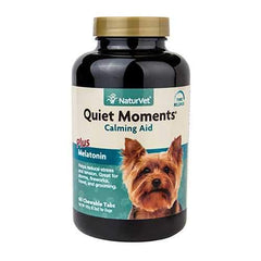 Quiet Moments Calming Aid with Melatonin Dog Tablets by NaturVet