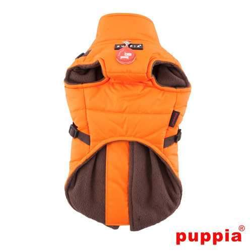 Mountaineer II Fleece Dog Vest by Puppia - Orange