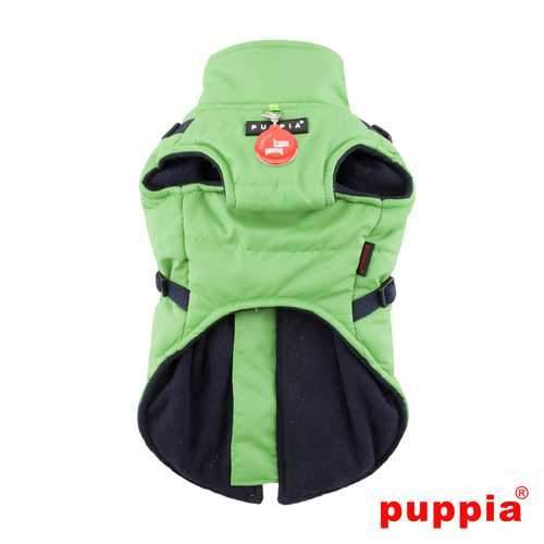 Mountaineer II Fleece Dog Vest by Puppia - Green