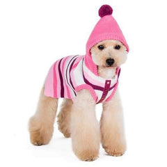 Uneven Stripes Sweater by Dogo - Pink