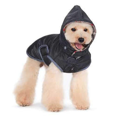Reversible Dog Sweater Trench Coat by Dogo - Gray