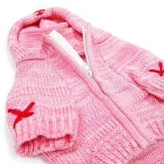 Hoodie Sweater Dog Coat by Dogo - Pink