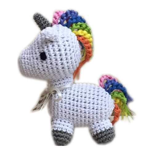 Knit Knacks Mystic the Magic Unicorn Small Dog Toy
