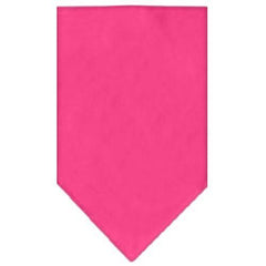 Plain Dog Bandana - Bright Pink