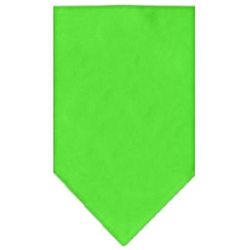 Plain Dog Bandana - Lime Green