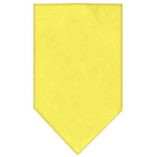 Plain Dog Bandana - Yellow