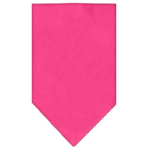 Plain Dog Bandana - Bright Pink