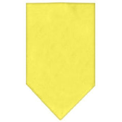 Plain Dog Bandana - Yellow
