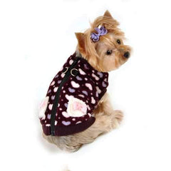 Soft Purple Heart Dog Vest by Hip Doggie