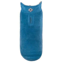 Worthy Dog Fargo Fleece Dog Jacket - Tan/Teal Checkered Plaid