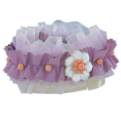 Pearl & Rose Quartz Elastic Dog Collar
