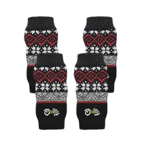 GF Pet Dog Leg Warmers - Red Nordic