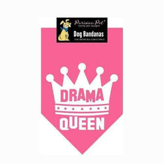 Drama Queen Dog Bandana - Pink