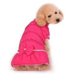 Sweet Winter Dog Coat by Dogo - Pink